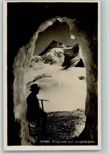 Grindelwald 1936 Eisgrotte auf Jungfraujoch