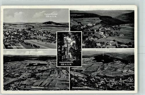 Mülben Strümpfelbrunn Oberdielbach Waldkatzenbach Aussichtsturm