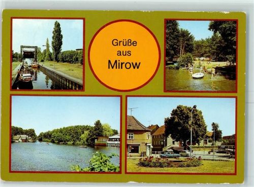 Mirow Schleuse Campingplatz Müritz Havel Kanal Markt