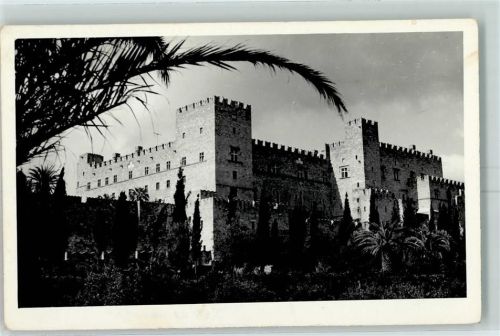 Rhodos 1954 Ort handschriftlich
