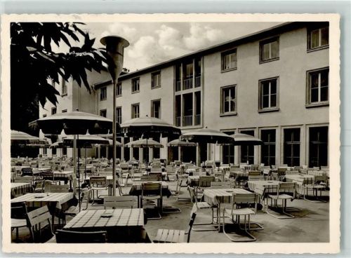 Edenkoben Erholungsheim Ludwigshöhe Terrasse Bahnpost Zug 2057
