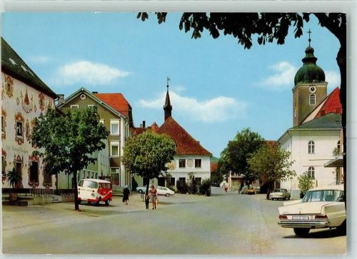 Beratzhausen Marktplatz VW Bulli Cafe