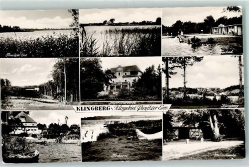 Klingberg Pönitzer See Jugendherberge Fischerei Waldschänke