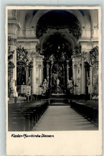 Dießen Kloster Pfarrkirche Altaransicht