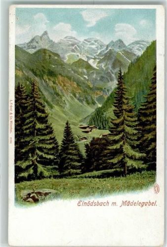 Einödsbach Mädelegabel um 1900