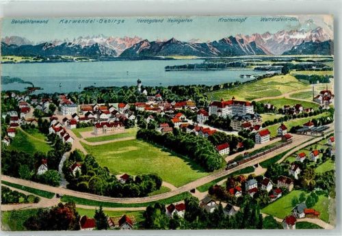 Tutzing Vogelschau Starnberger See