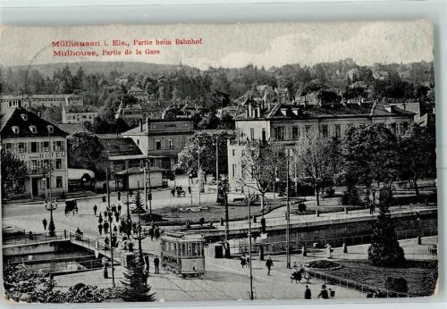 Mulhouse 1912 Straßenbahn Hotel