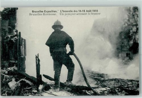 Brüssel Ausstellung 1910 Feuerwehr