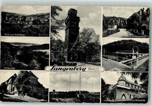 Langenberg Bismarckturm Schwimmbad Sender