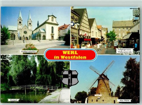 Werl Kurpark Wallfahrtsbasilika Alte Mühle Fußgängerzone Walburgisstraße
