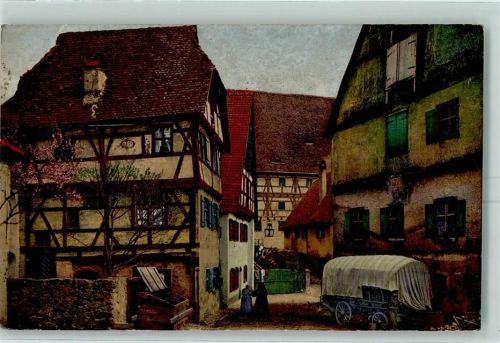 Dinkelsbühl Histor. Vereinshaus Pferdewagen