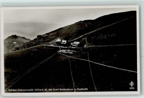 Belchen Fliegeraufnahme Hotel Belchenhaus und Hochkelch