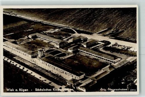 Wiek Sächsisch. Kinderheim Fliegeraufnahme