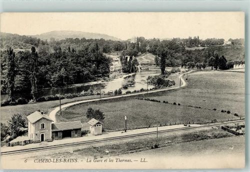 Cambo-les-Bains La Gare et les Thermes