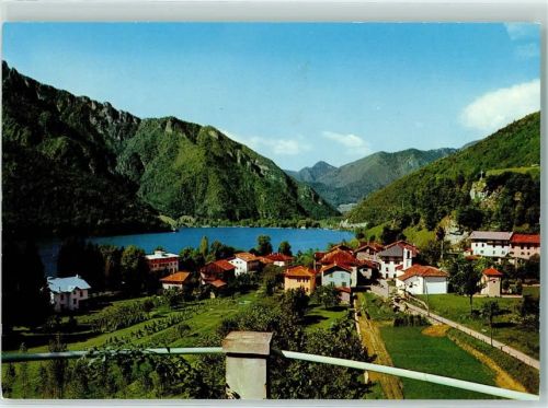 Trentino nel Frignano lago di Ledro Veduta con Mezzolago