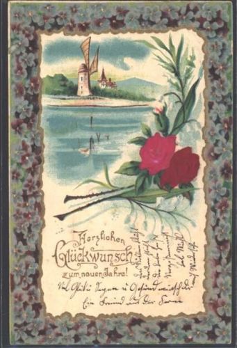 1905 Prägedruck AK