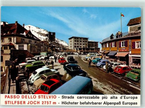 Passo Stelvio Stilfser Joch Autos Höchster befahrbarer Alpenpaß Europas