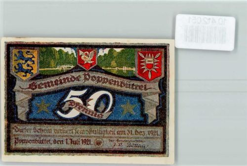 Poppenbüttel Notgeld