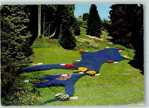 Insel Mainau Blumenrelief Ufergarten