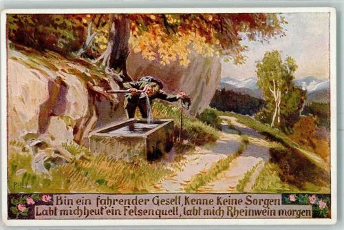 VDA Volksliederkarte Nr. 81 Wandergesell AK