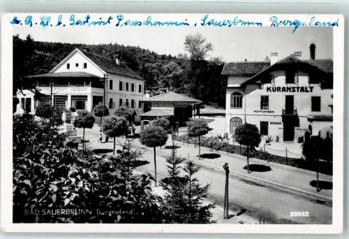 Bad Sauerbrunn Burgenland Kuranstalt