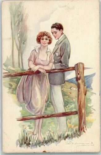 1921 Serie 509-2 Poesie / Liebe AK
