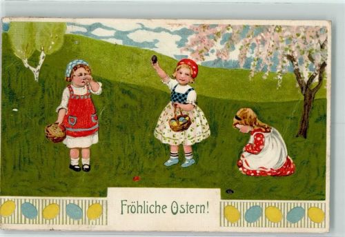 1920 Kind Eiersuchen AK