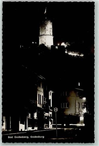 Bad Godesberg Godesburg bei Nacht