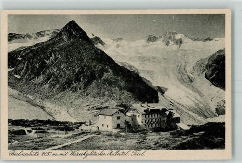 Berlinerhütte Waxeckgletscher Hüttenstempel Serie Van der Tannstr. 6 u. Hall i. Tirol Alte Zollstraße No. 388