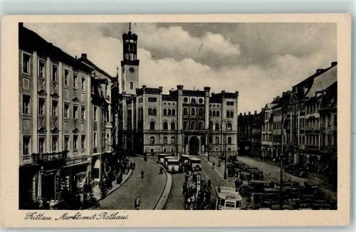 Zittau Markt mit Rathaus