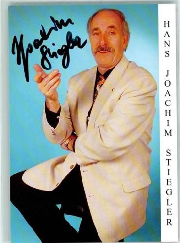 Hans Joachim Stieger Schauspieler Moderator Autogramm