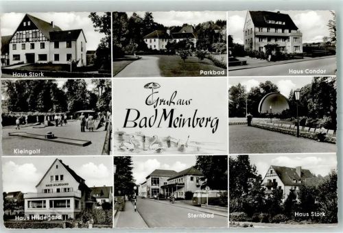 Bad Meinberg Haos Stork Parkbad Haus Condor Kleingolf Schwäne Haus Hildegard Sternbad Haus Stork