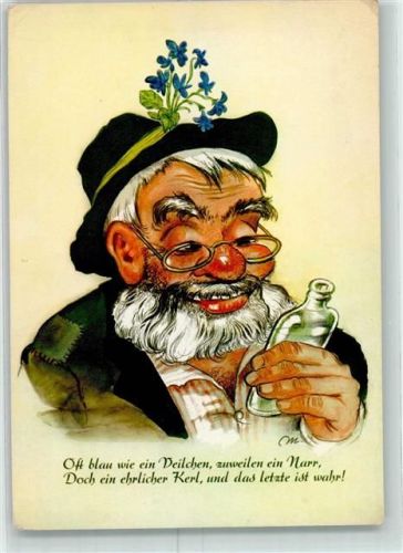 Lübeck Bestellmuster Schöning & Co Verlag Humor Trinker AK