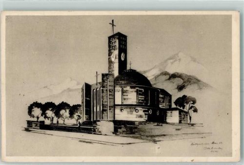 Bludenz Erinnerung Grundsteinlegung Hl.Kreuzkirche 03.Juli 1932 Bild