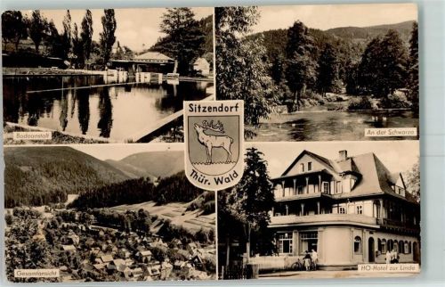 Sitzendorf Badeanstalt An der Schwarza Hotel zur Linde