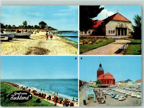 Dierhagen Strand Kirche Bahnhof