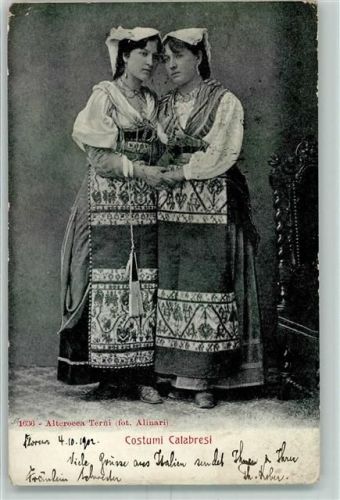 1902 Costumi Calabresi AK