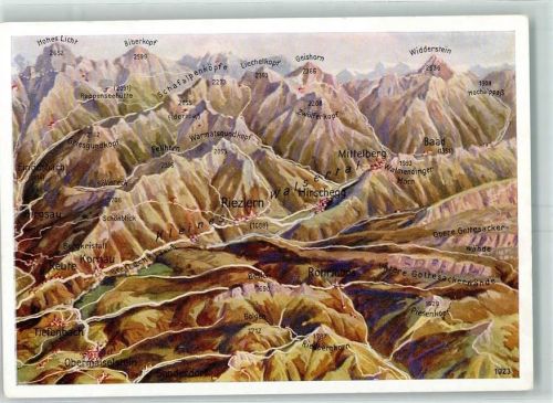 Hirschegg Vogelschau Kleines Walsertal