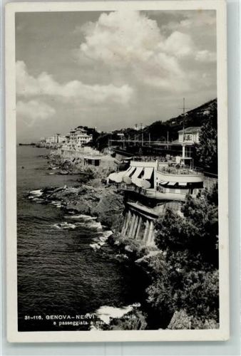 Genova Passage am Meer