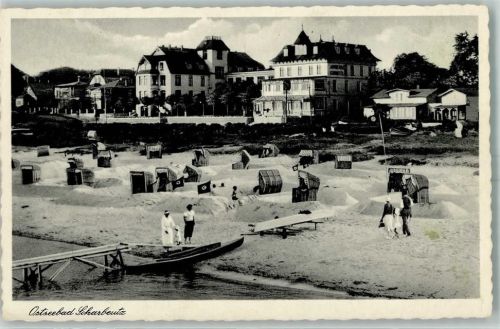 Scharbeutz Strand Strandkorb Ruderboot Ostseebad