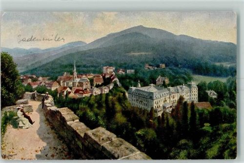 Badenweiler Schwarzwaldserie III Blatt 3 Nr. 200 Stempel Reserve-Lazarett