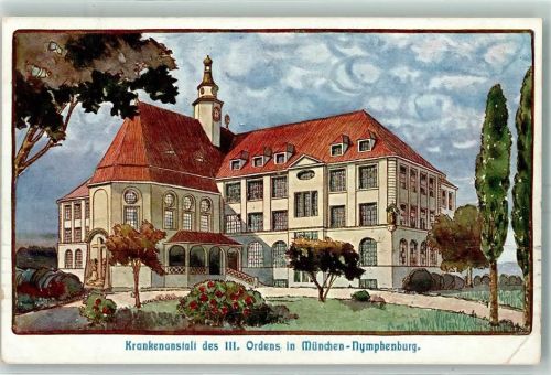 Nymphenburg 1911 Krankenanstalt des III. Ordens