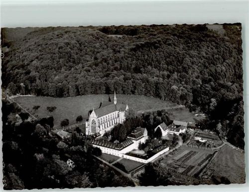 Altenberg Kloster Altenberg Fliegeraufnahme Ort handschriftlich