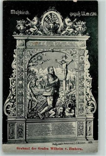 Meßkirch Grabmal des Grafen Wilhelm v. Zimbern