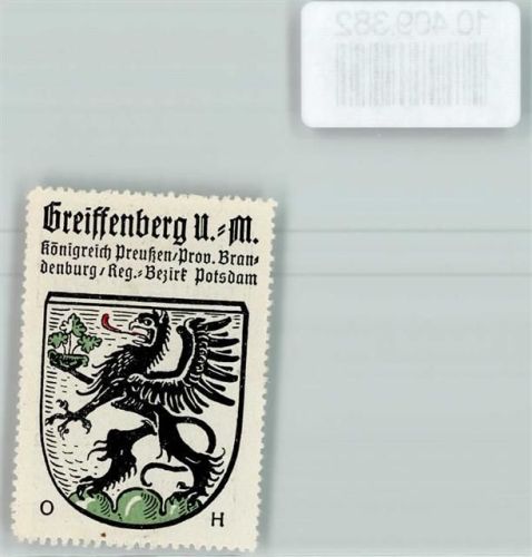 Greiffenberg Vignette Wappen Kaffee Hag ca 1920-1940