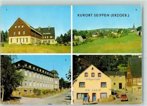 Kurort Seiffen FDGB Erholungsheim Berghof Erzgeb. Spielzeugmuseum Erbgericht HO Imbiß