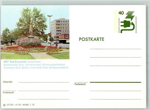 Bad Bramstedt Rolanddenkmal Postkarte