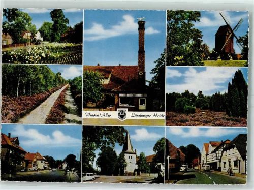Winsen Windmühle Heide Kirche