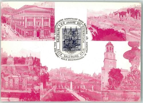 Salzburg Stempel Philateustische Sternfahrt