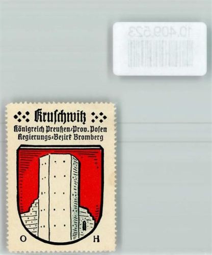 Kruschwitz Vignette Wappen Kaffee Hag ca 1920-1940